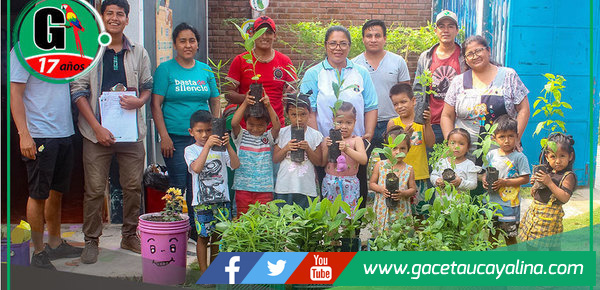 Municipalidad de Atalaya fomenta áreas verdes en escuelas locales