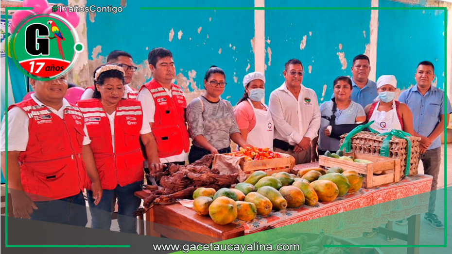 QALI WARMA Y MUNICIPALIDAD DE UCAYALI ENTREGAN ALIMENTOS FRESCOS