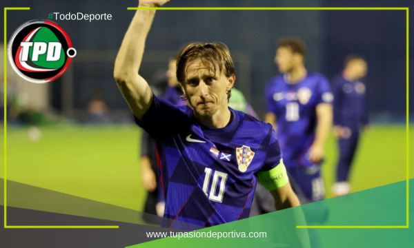 Luka Modric tuvo un espectacular rendimiento en la victoria de Croacia 2-1 sobre Escocia
