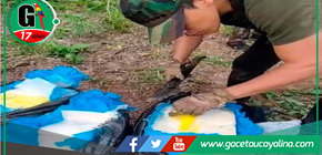 Decomisan 100 kilos de cocaína en operativo antidrogas en San Martín