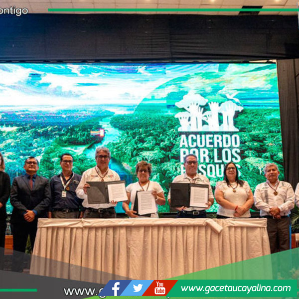 ¡Importante firma de convenio! Acuerdo histórico para frenar la tala ilegal