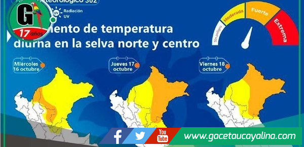 Iquitos, Moyobamba y Tarapoto soportarán altas temperaturas esta semana