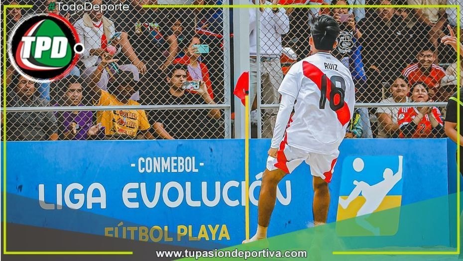 La Selección Peruana Sub 20 de fútbol playa venció 1-0 a Ecuador por la Liga Evolución Conmebol