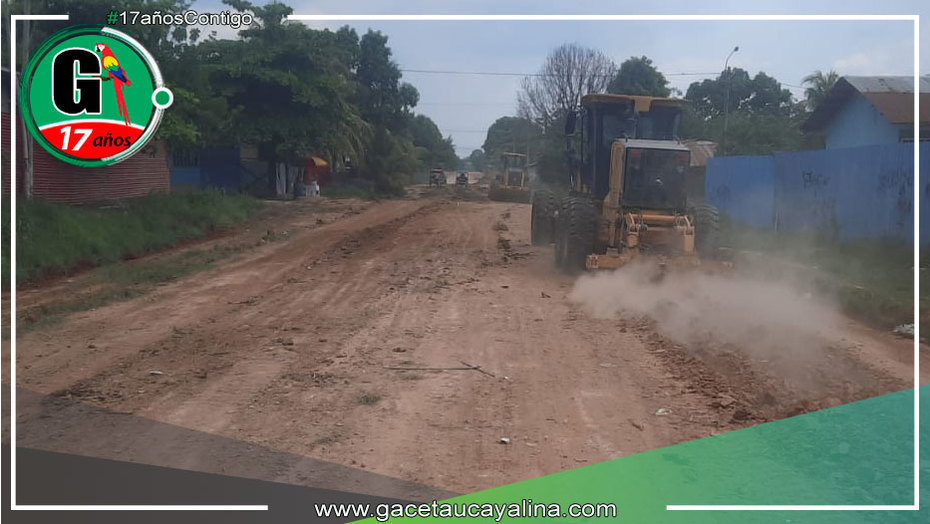 Municipalidad de Coronel Portillo refuerza mantenimiento vial y drenaje