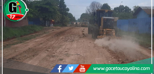Municipalidad de Coronel Portillo refuerza mantenimiento vial y drenaje