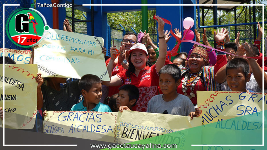 Alcaldesa Janet Castagne inaugura sistema de agua potable en Patria Nueva