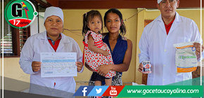 Municipalidad de Sepahua distribuye insumos del Programa "Vaso de Leche"