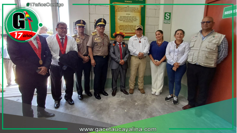 Inauguran primera comisaría PNP en territorio Awajún de Rioja
