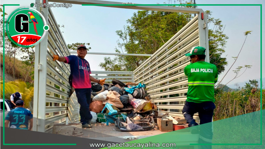 ¡Juntos contra el dengue! En San Martín destruyen más de 11 toneladas de inservibles