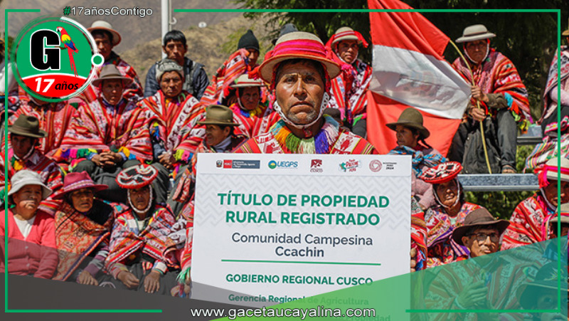 Midagri entrega más de 74 mil títulos de propiedad gratuitos a agricultores