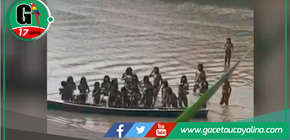 Nativos no contactados son vistos a orillas del río Las Piedras pidiendo comida