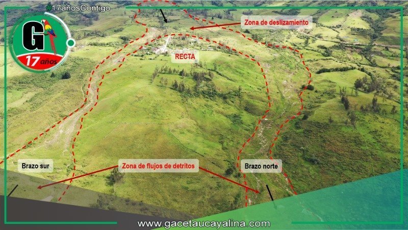 Ingemmet advierte riesgo de inundaciones por deslizamientos en río Imasa