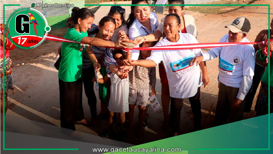 Alcaldesa Pochita Rodríguez inaugura importantes obras en Yarinacocha