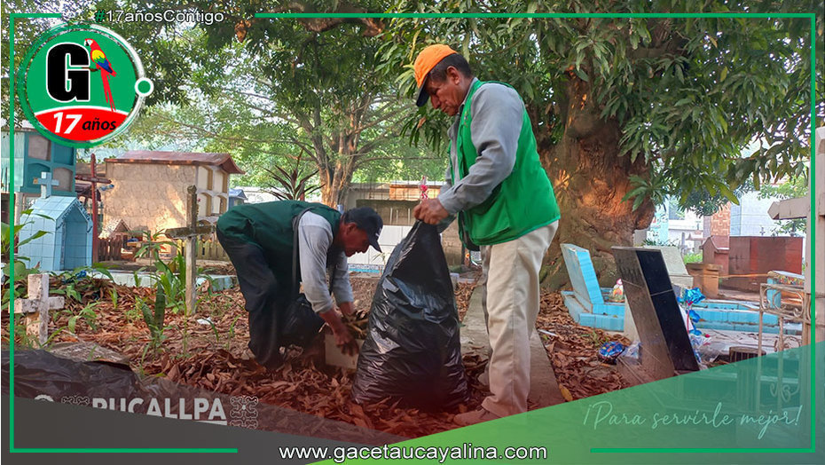 Cementerio General de Pucallpa luce renovado para homenaje en todos los Santos