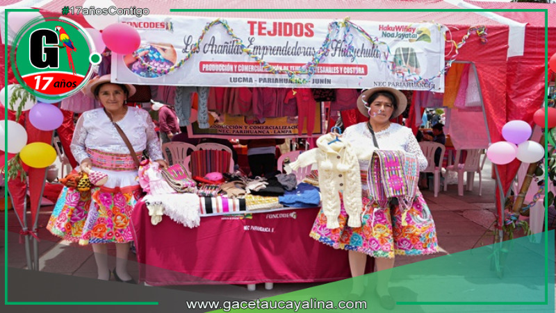 Emprendedores rurales generan más de 38 mil soles en Feria Macro Regional Wanka 2024