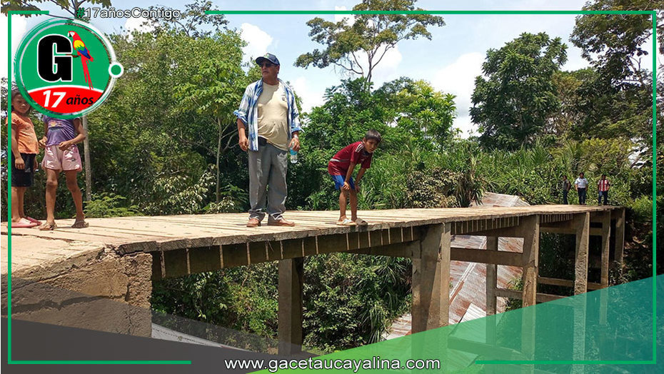 Alcalde anuncia puente de fierro para caseríos aislados de la Provincia de Ucayali