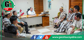 Alcalde de Atalaya escucha a líderes indígenas en Oventeni