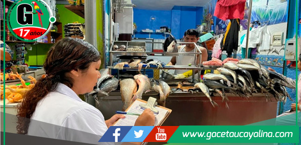 Verifican calidad de productos hidrobiológicos en mercados de Rioja