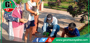 Yurúa reforesta y embellece su Plaza Mayor
