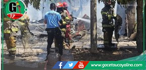 Incendio afecta zona de Fátima en el distrito de Yarinacocha