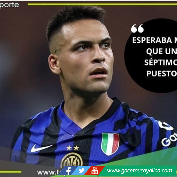 Lautaro Martínez se suma a las críticas contra el Balón de Oro