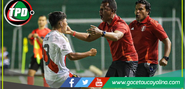 La selección peruana venció a Bolivia por la mínima diferencia por el Sudamericano Sub 15