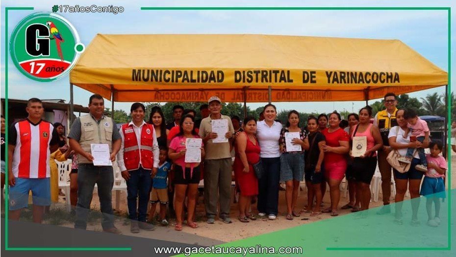 Pochita Rodriguez otorgó constancia de posesión a familias en María Auxiliadora