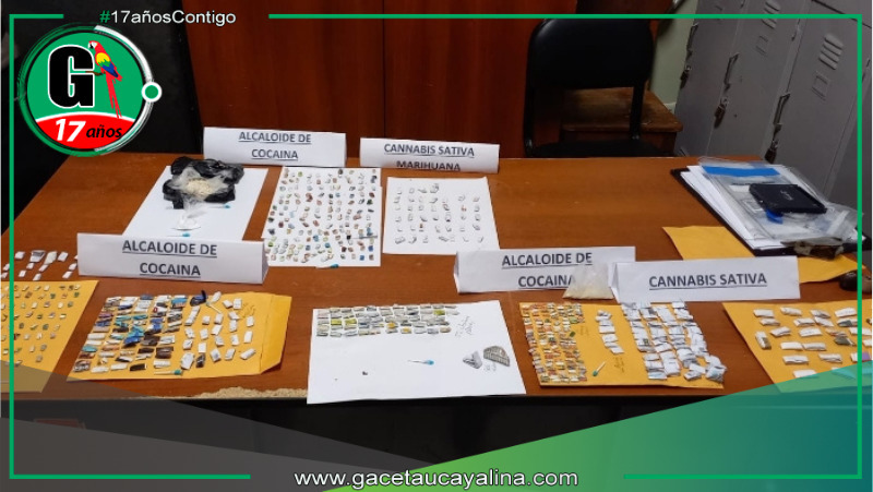 Incautan drogas y objetos prohibidos en megaoperativo del penal de Huánuco