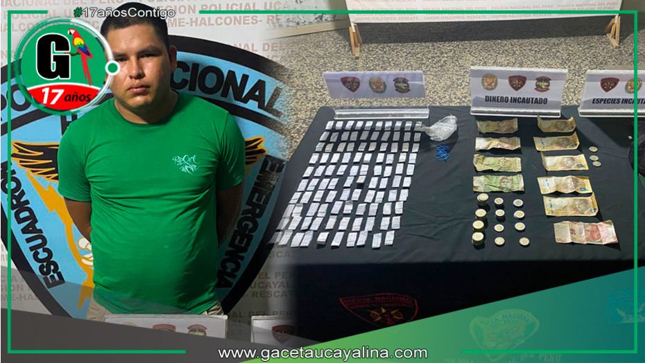 Incautan a joven 100 ketes de PBC