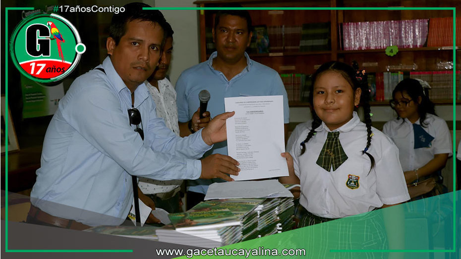 Concurso de lectura en Contamana fomenta la identidad cultural
