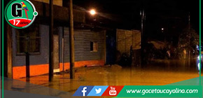 Lluvia intensa de más de cinco horas inunda varias viviendas