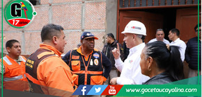 INDECI despliega operativo integral tras huaico en quebrada Llicua