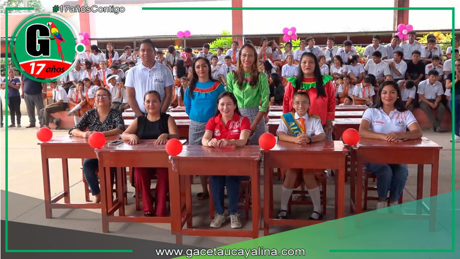 Municipalidad de Coronel Portillo entrega mobiliario para estudiantes de Manantay