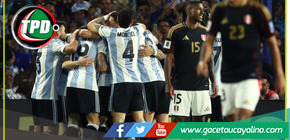 Argentina venció 1-0 a Perú de local y lo dejo en el útlimo de la tabla