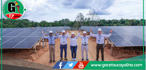 Requena inaugura la mayor planta solar de la Amazonía peruana