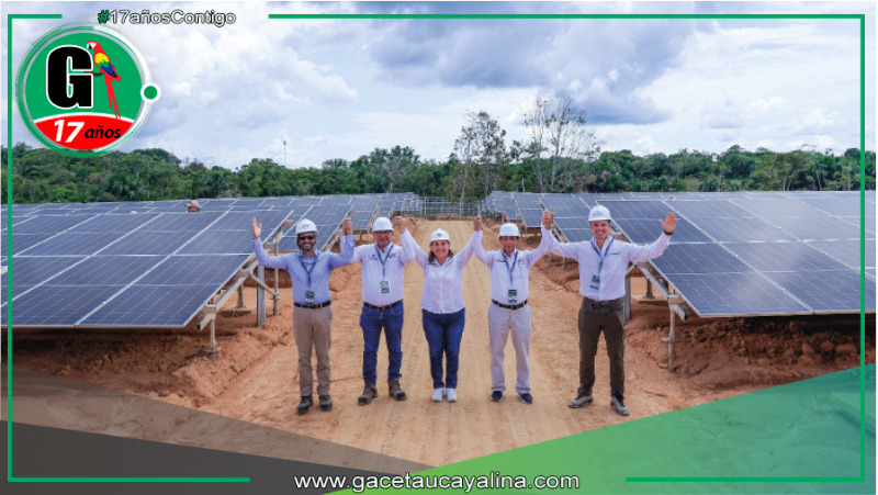 Requena inaugura la mayor planta solar de la Amazonía peruana