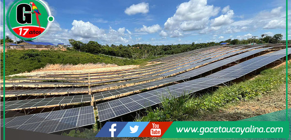 Provincia de Ucayali respalda proyectos sostenibles con planta de energía solar