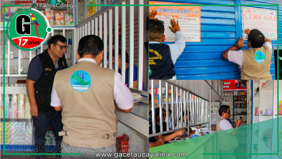 Farmacia "Mery Farma" fue clausurada en Manantay