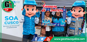 Centro Juvenil Marcavalle exhibe logros de rehabilitación en Caravana de Justicia