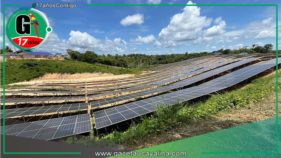 Provincia de Ucayali respalda proyectos sostenibles con planta de energía solar