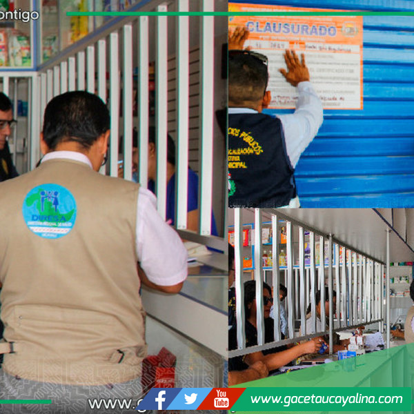 Farmacia "Mery Farma" fue clausurada en Manantay