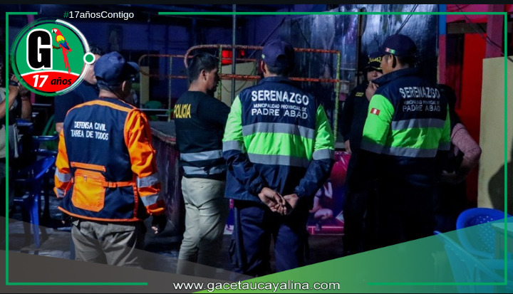 Municipalidad Provincial de Padre Abad realiza operativo inopinado.