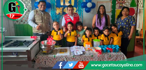 Qali Warma impulsa entrega de menaje de cocina a institución educativa por parte de la Municipalidad de Iberia