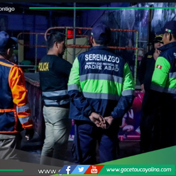 Municipalidad Provincial de Padre Abad realiza operativo inopinado.