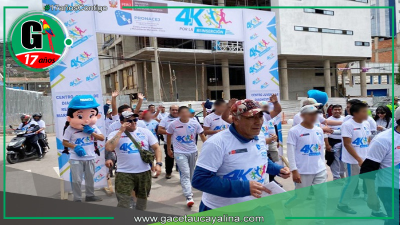 Más de 150 cusqueños participan en la "4K por la Reinserción"