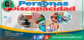 Campaña certifica a personas con discapacidad