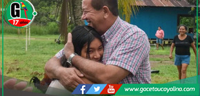 Comuneros de Nueva Italia Rima reciben servicios médicos y sociales.