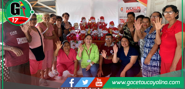 Adultos mayores destacan en talleres productivos