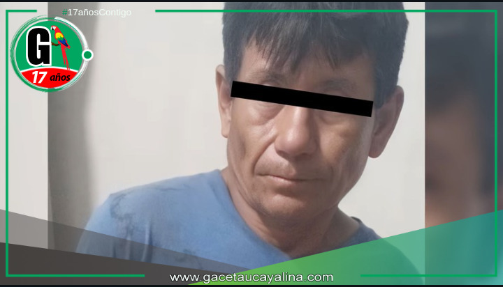 Juez ordena prisión preventiva para Tirson Sangama Ríos.