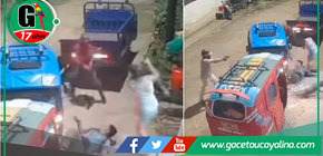 Mujer valiente frustra asalto con escoba